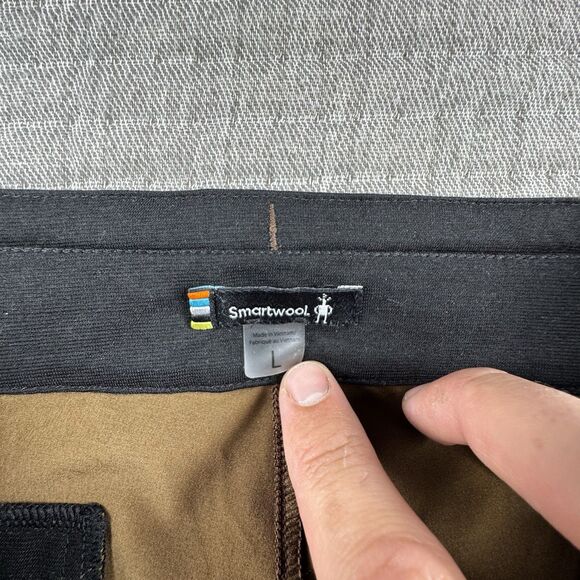 Smart Wool Merino Sport Short Mens L Brown 10" LL Lightweight Outdoors - Picture 7 of 10